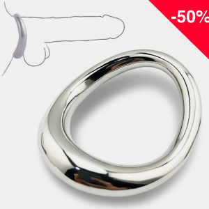 Cockring Ergonomique Torsadé Acier