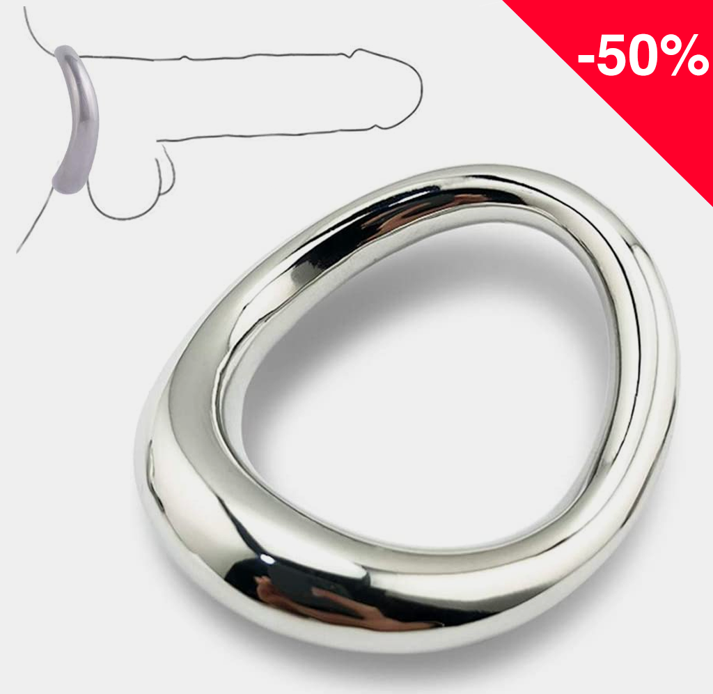 Cockring Ergonomique Torsadé Acier