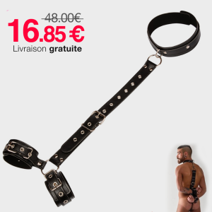 Harnais Dorsal Soumission Bondage Cuir