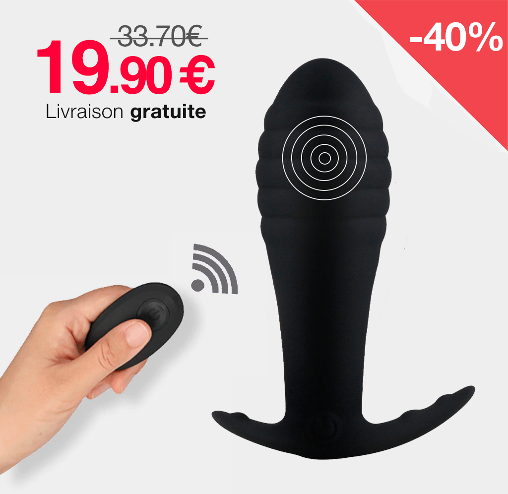 OrgasmX - Plug Vibrant Sans Fil Télécommandé